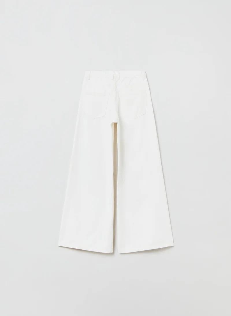 Ovs Wide-leg jeans with five pockets