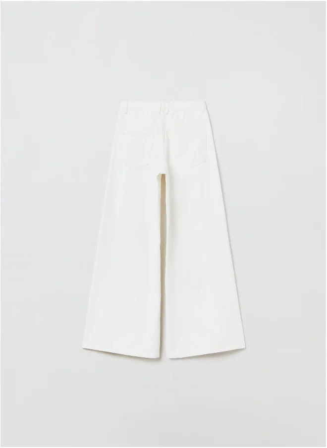 Ovs Wide-leg jeans with five pockets