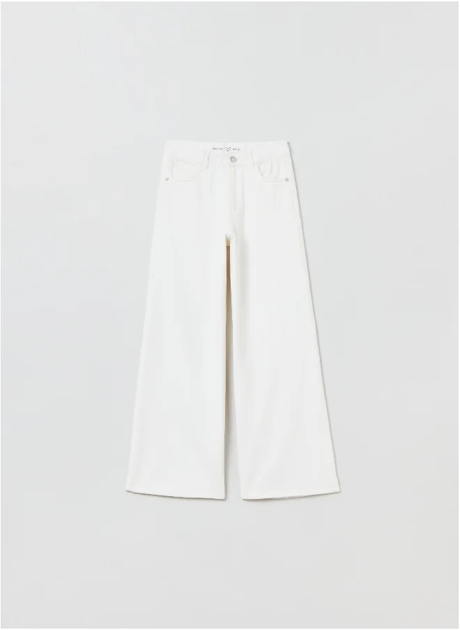 Ovs Wide-leg jeans with five pockets