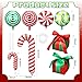 Arrowbash 72 Pcs Christmas Balloons Decorations Set Candy Cane Gift Box Foil Balloons Set Red and Green Lollipop Decorations for Christmas Xmas Theme Birthday Holiday Party - Image 4