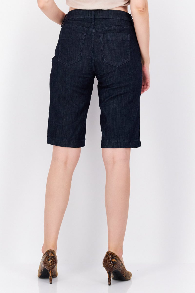 NYDJ Women Regular Fit Washed Denim Jean, Blue - Image 2
