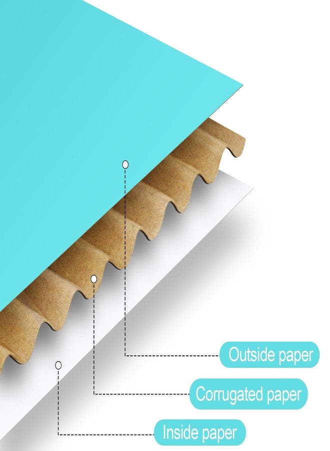 Spakon 50 Packs Shipping Boxes Cardboard Corrugated Mailer Packaging Boxes for Small Business Cute Small Box Cardboard Carton Box Mailers for Packaging Product(Blue,6 x 4 x 1.6 Inches) - Image 3