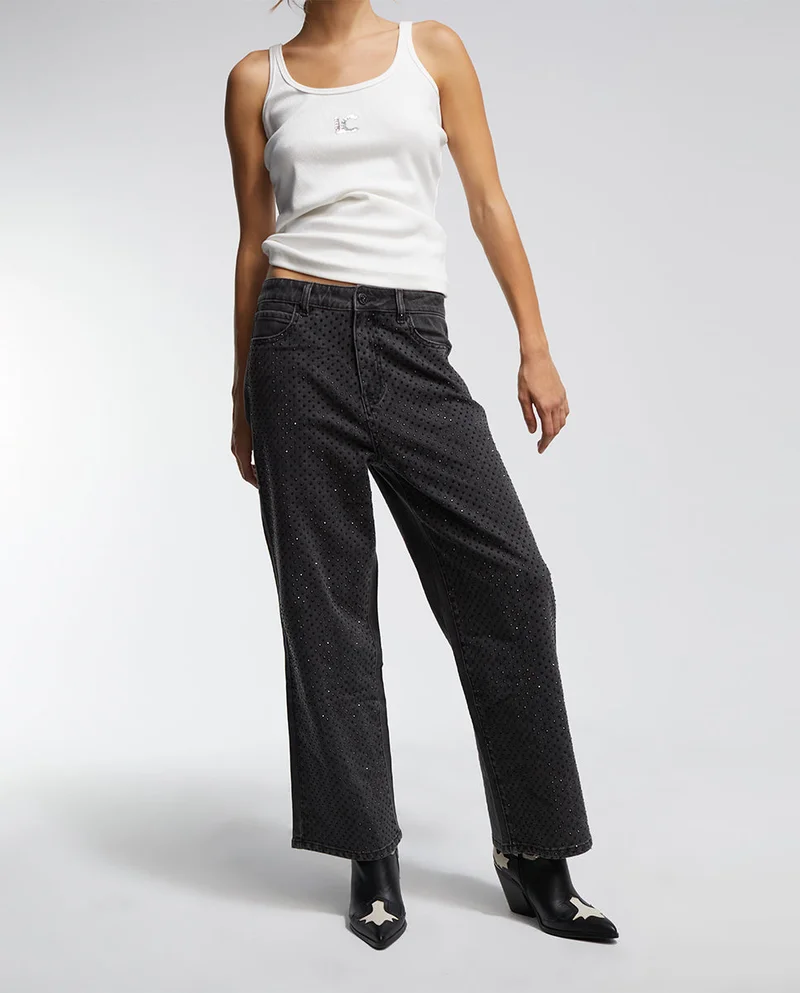 Lola Casademunt Jeans with diamantÃ© detail