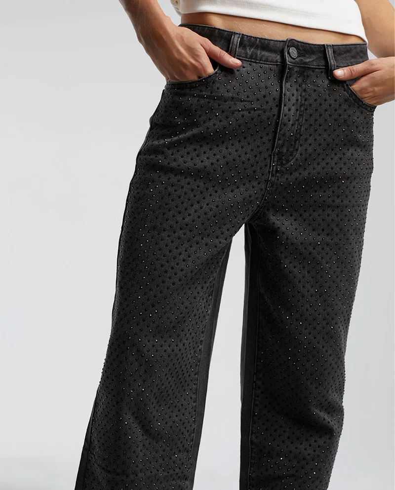 Lola Casademunt Jeans with diamantÃ© detail