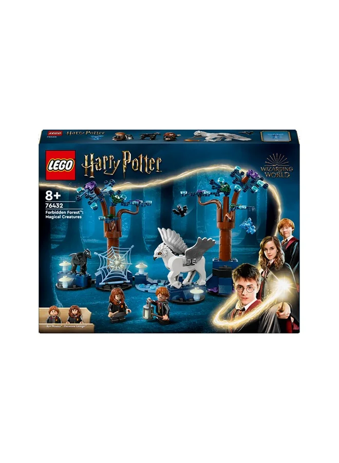 LEGO Harry Potter Forbidden Forest: Magical Creatures Animal Toy for 8 Plus Year Old Kids, Girls & Boys, with Glow-in-the-Dark Elements, Includes Buckbeak and Thestral Figures, Gift Idea 76432