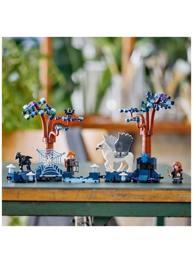 LEGO Harry Potter Forbidden Forest: Magical Creatures Animal Toy for 8 Plus Year Old Kids, Girls & Boys, with Glow-in-the-Dark Elements, Includes Buckbeak and Thestral Figures, Gift Idea 76432