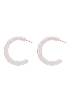 Resin Hoops Earrings