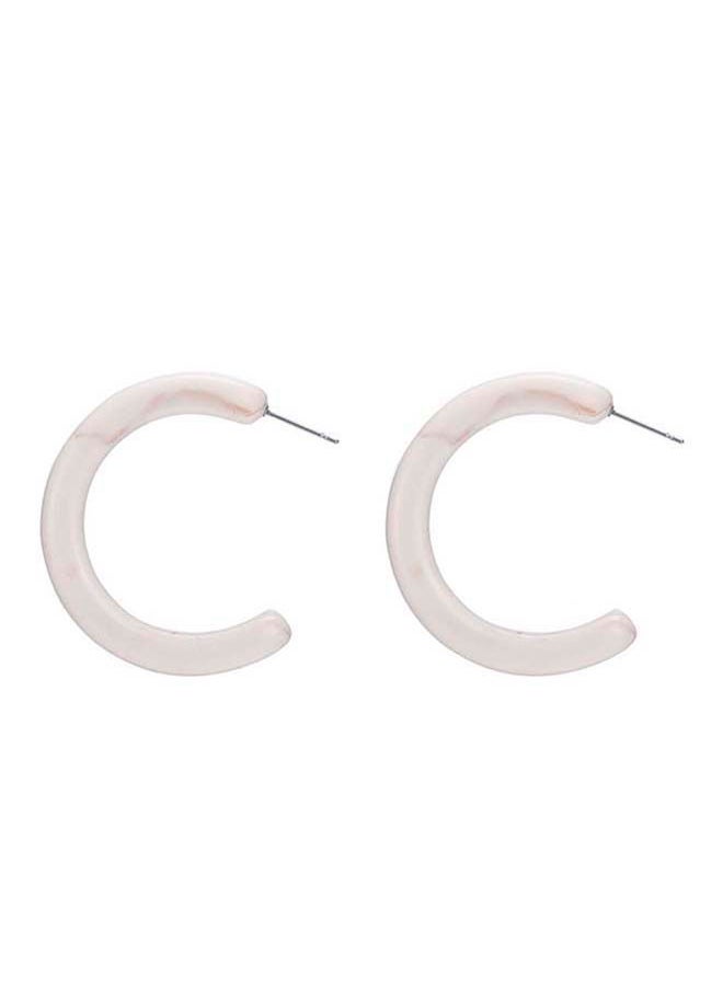 NIBEMINENT - Resin Hoops Earrings - Image 1