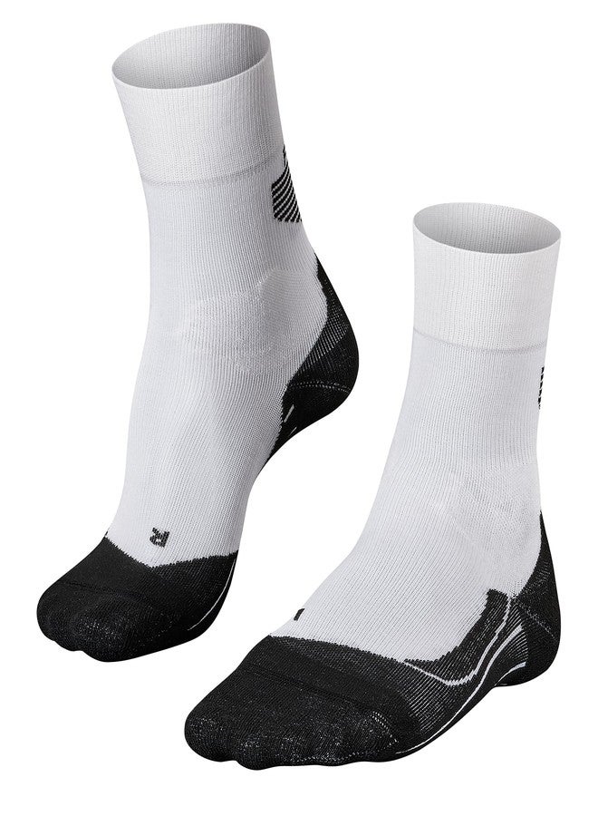 FALKE Women's Stabilizing Cool Running Socks, Breathable Quick Dry, Mid Calf, Medium Cushion, High Protection, White (White 2003), 6.5-7.5, 1 Pair - Image 1