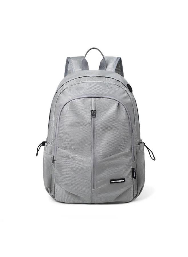 Viney Men's Backpack Double Shoulder Bag Business Laptop Bag Large Capacity Travel School Bag Hiking Bag For Middle School, High School, And University Students - Image 4