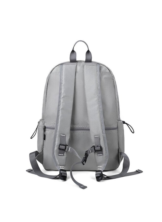 Viney Men's Backpack Double Shoulder Bag Business Laptop Bag Large Capacity Travel School Bag Hiking Bag For Middle School, High School, And University Students - Image 2