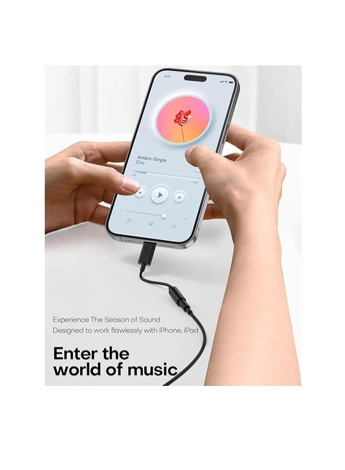 محول مقبس الصوت دونجل لسماعات الرأس رقمي من USB نوع سي الى 3.5 ملم بمدخل Aux لايباد برو 11 بوصة 12.9 بوصة 2018/ جوجل بيكسل 5 4 3 2/ XL/ سامسونج S21 S20 الترا Z فليب S20+ نوت 20 S10 S9 بلس - Image 2