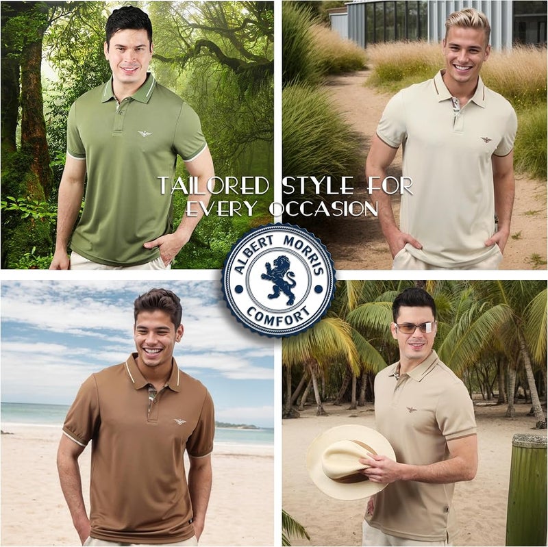 Albert Morris mens Men's Polo Shirt Polo Shirt (pack of 4) - Image 2