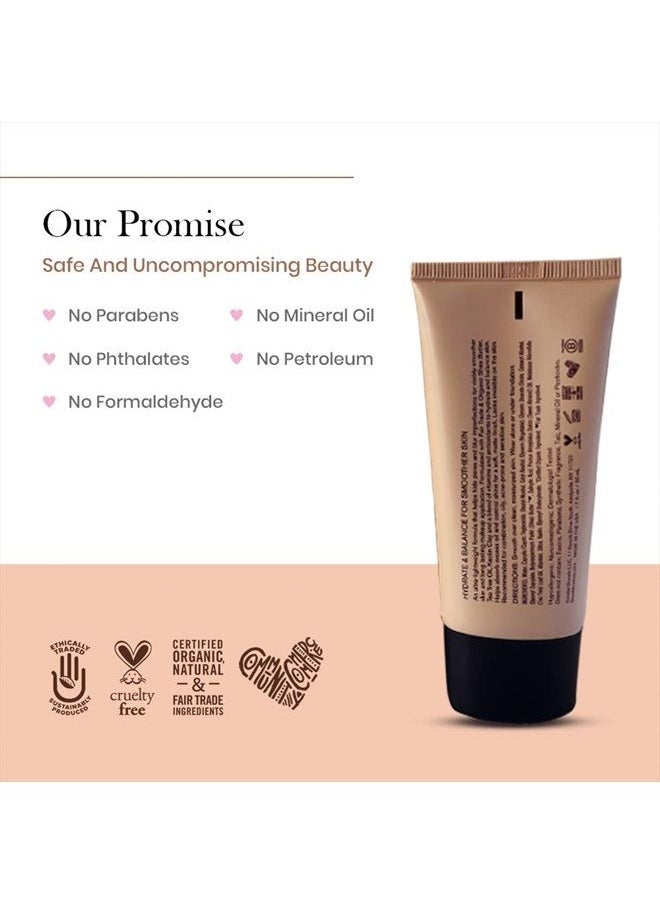 SheaMoisture - Mattifying Primer - Matte Face Primer Hydrates and Balances Skin - Made with Organic Shea Butter, Tea Tree and Kaolin Clay (Good for oily, acne prone or sensitive skin) 1 Pack (1.7oz) - Image 1
