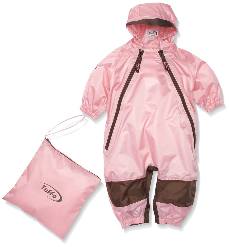 Tuffo Little Girls' Toddler Muddy Buddy Coverall, Pink, 5T - Image 1