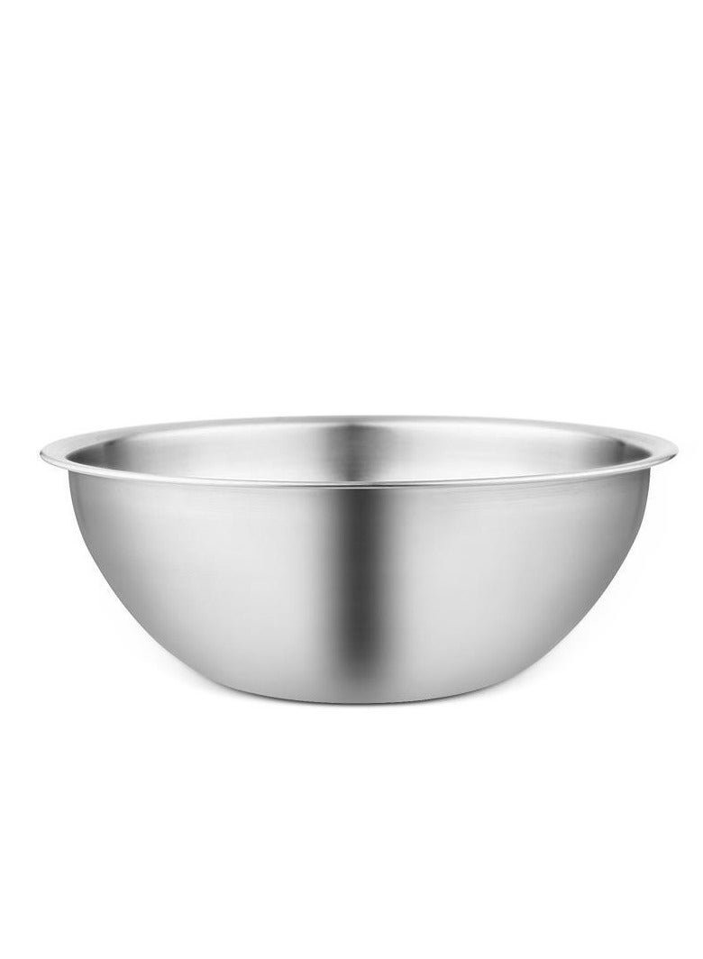 Stainless Steel Mixing Bowls Set 6 Pack Stainless Steel Mixing Bowl Set Easy Clean Nesting Bowls for Space Saving Storage Great for Cooking Baking Prepping (Silver)  - Image 3