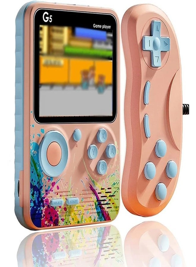 Viart Creation G5 Rechargeable Pocket Video Game for Kids 500 in 1 Retro Game Box 2 Player Console Handheld Game Box with TV Output | Toys for Boys 7-14 Years- Mix Colour - Image 1