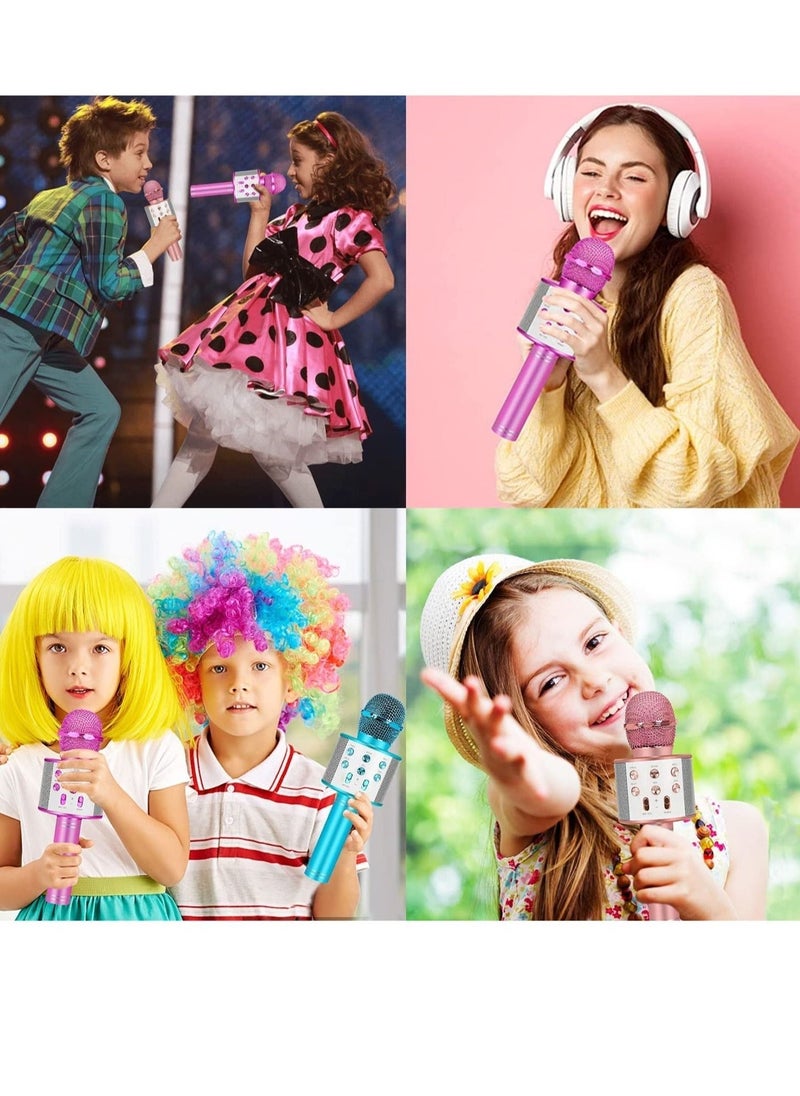 Bluetooth Karaoke Microphone Wireless Portable Singing Microphone for Kids Adults Karaoke Machine for Kids Toys Birthday Gifts Ideas - Image 5