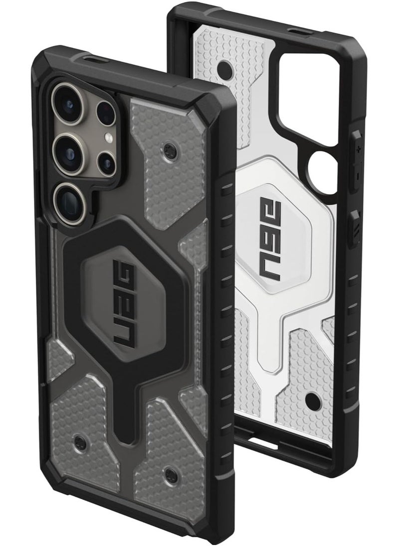 Urban Armor Gear - UAG Pathfinder Clear Pro MagSafe Samsung Galaxy S24 ULTRA Case Cover [18 Feet Drop Tested] - Clear | Ice - Image 1