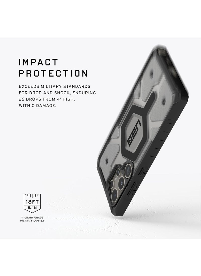 Urban Armor Gear - UAG Pathfinder Clear Pro MagSafe Samsung Galaxy S24 ULTRA Case Cover [18 Feet Drop Tested] - Clear | Ice - Image 1