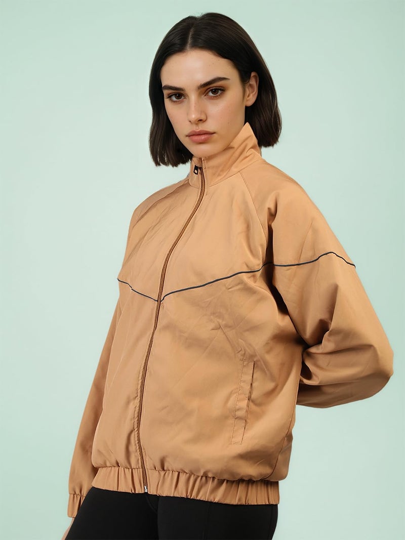 CHKOKKO Sunscreen Jacket for Women Zipper Sports Jacket | UV Protection | Sun Protective | Lightweight Water Resistant | Riding Biker | Outdoor Travel Gym Running - Image 5