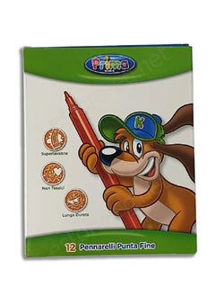 PRIMA Prima Fiber Tip Coloring Pens - 12 Pieces  - Image 2