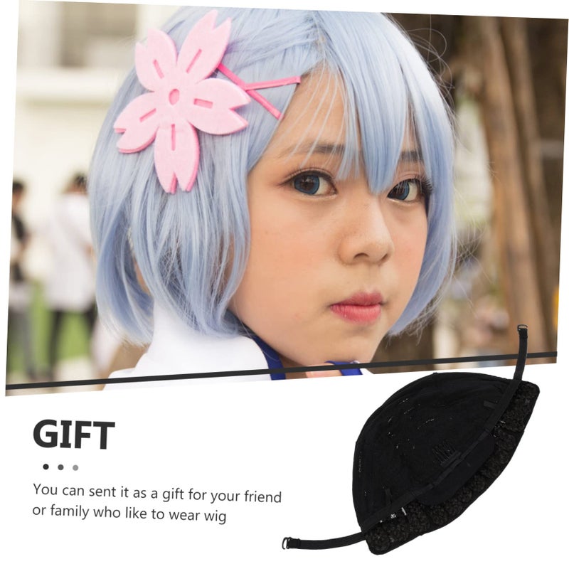 Wig Making Hair Net Cap For Cornrows Braids Black Color Skin Safe Daily Wear - Image 3
