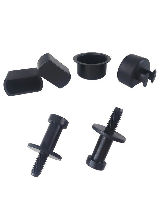 POWERWORKS Tailgate Hinge Pivot Bushing Insert Kit & 2 Pack Striker Tailgate Lock Striker Latch Bolt Compatible with Fits for Dodge Ram1500 2500 3500 - Image 1