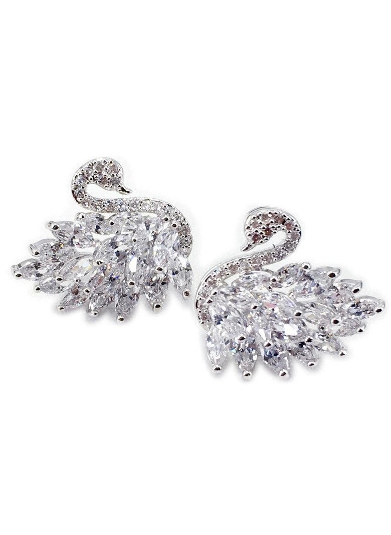 Exquisite White Swan Earrings: Elegance and Sophistication in Every Detail ,925 silver needle. - pzsku/ZCF31B4BCB52F4961CD14Z/45/_/1713759397/c1637482-b13b-4945-b111-f5795e1a175e