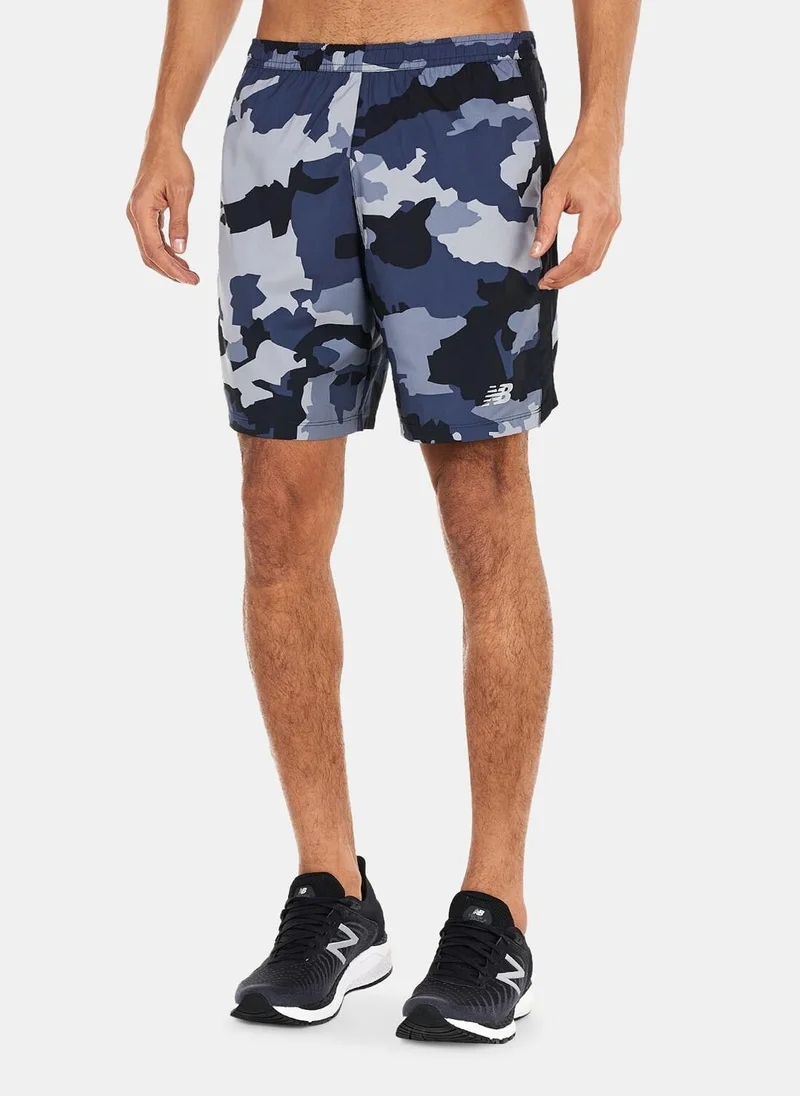 New Balance Men's Printed Accelerate 7-inch Shorts