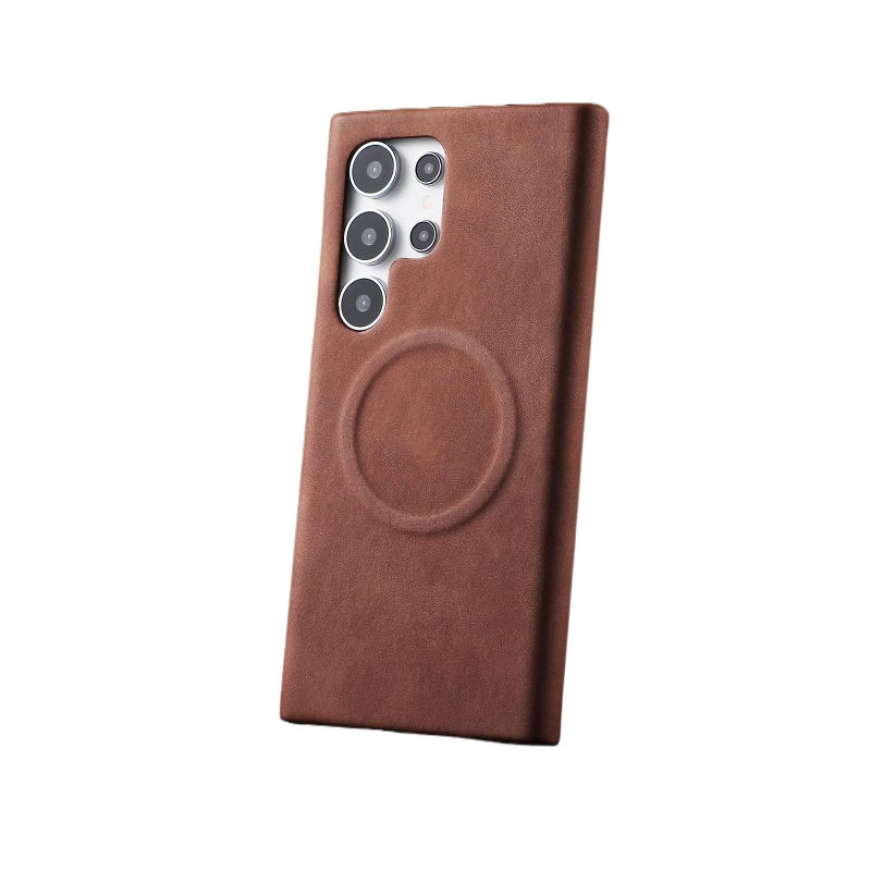 غطاء واقي | بني TPU+PC | مقاوم للصدمات لـ Samsung S25 Ultra / Samsung S25 - Image 1