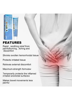 SOUTH MOON South Moon 20g Hemorrhoid Ointment Natural Formula Secure Comfortable Quick Soothing Relief Swelling Itching  - Image 2