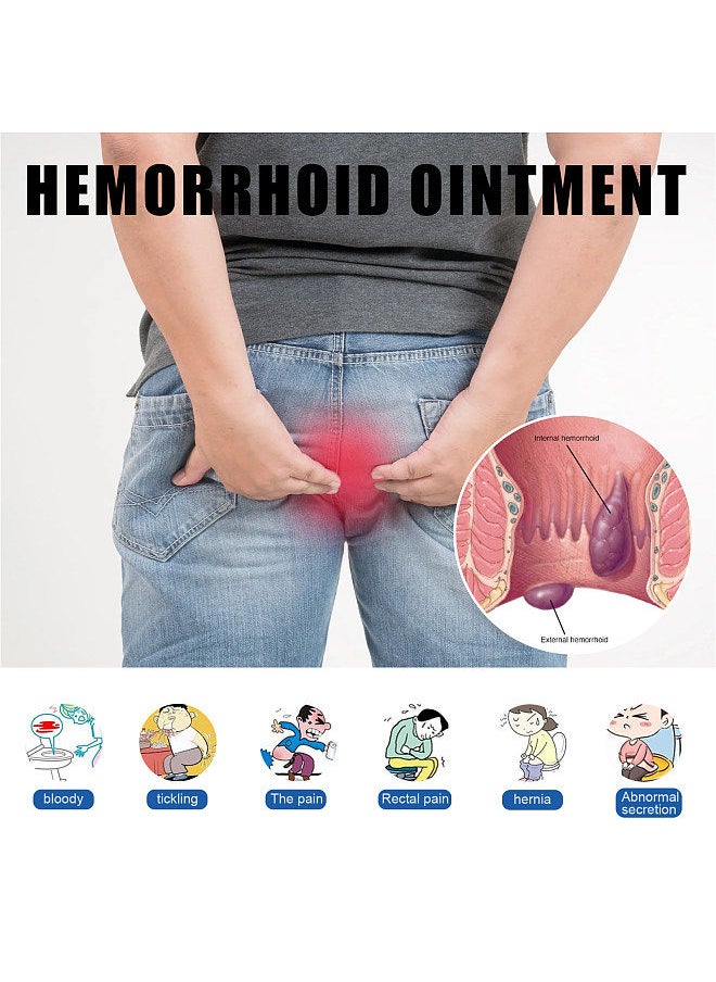 SOUTH MOON South Moon 20g Hemorrhoid Ointment Natural Formula Secure Comfortable Quick Soothing Relief Swelling Itching  - Image 5