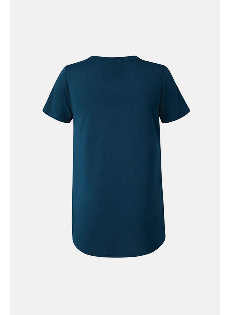 Tchibo - Women Short Sleeve Training T-shirt, Teal - Image 1