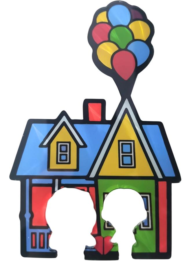 الأزرق جي دبليو مطابقة سلسلة المفاتيح فيلم تلفزيوني الاكريليك سلسلة المفاتيح الكرتون لها وله، زوجين سلسلة مفتاح صديقها صديقة، مجموعة سلسلة المفاتيح عيد الحب - Image 2