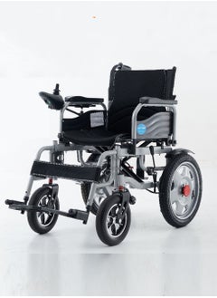 STARMED Starmed Electric Power Wheelchair, Folding, Black, Lightweigh, automatic Adjustment, fully lying and easy to carry wheelchair  - Image 1