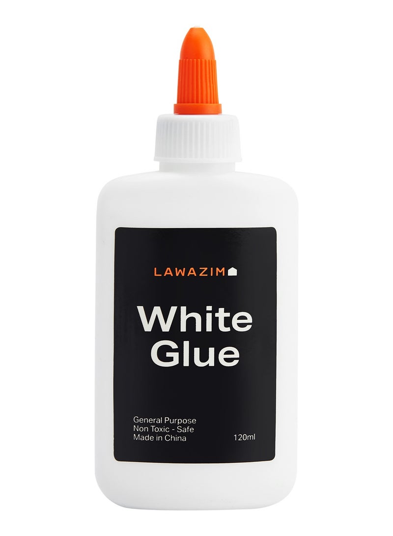 LAWAZIM Craft Glue -3 Piece White- Washable Non-Toxic Easy Pouring Strong Adhesive for Repairing Sealing School Art Card Making Scrapbooking DIY Handicraft - on Paper Fabric Wood Cardstock Photos Foam - Image 2