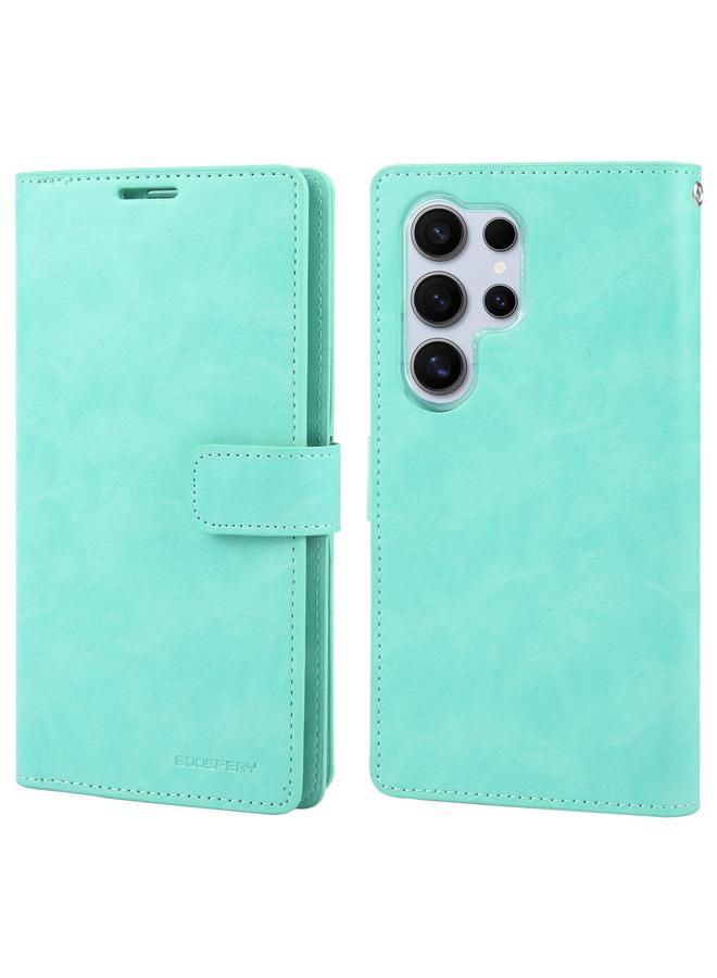 Case For Samsung Galaxy S24 Ultra 5G MANSOOR DIARY 9 Card Slots Leather Phone Case