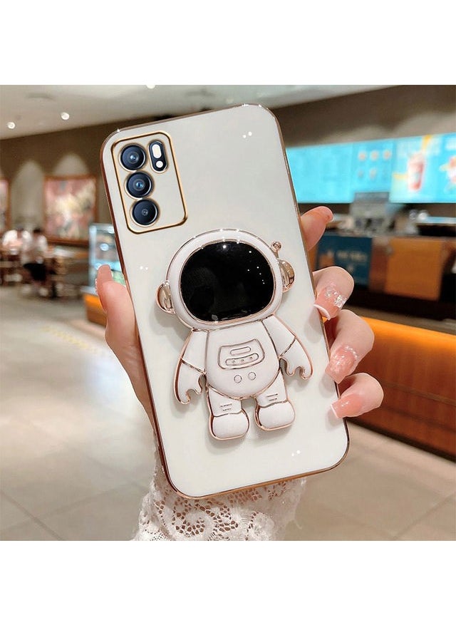 TahTicMer Apple iPhone 11 Pro Max Compatible Case Astronaut Hidden Stand Silicone Holder Foldable Laser TPU  - Image 5