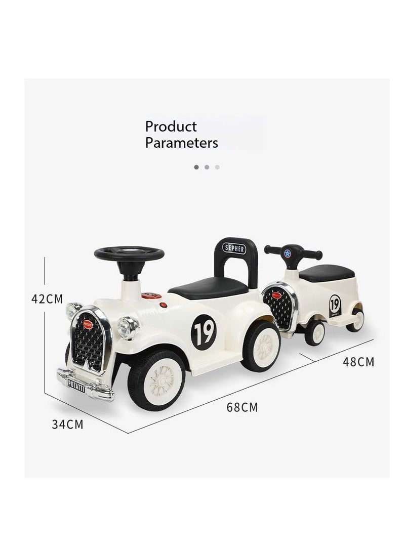 Kids' Electric Train Set - Ride-On Toy Car with Detachable Locomotive & Carriage, Music Playback, Children's Scooter, Kids' Ride-On Vehicle,Riding Toy, Early Education Toy, Kids' Toy Car, Ideal Gift for Boys & Girls  - Image 2
