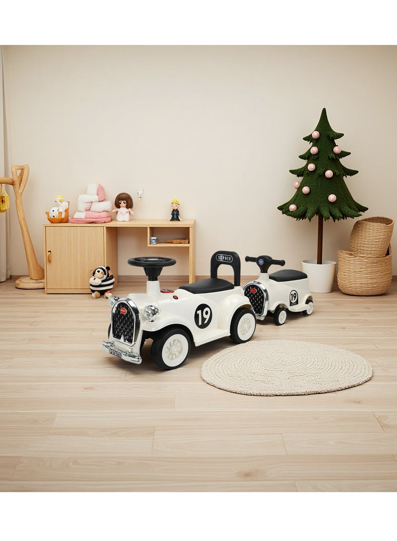Kids' Electric Train Set - Ride-On Toy Car with Detachable Locomotive & Carriage, Music Playback, Children's Scooter, Kids' Ride-On Vehicle,Riding Toy, Early Education Toy, Kids' Toy Car, Ideal Gift for Boys & Girls  - Image 5