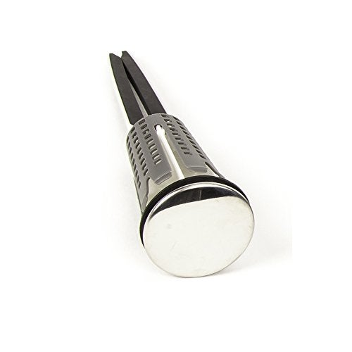 PermaFLOW PF WaterWorks SinkSTRAIN Universal Never Clog Hair Catcher Pop-Up Stopper (Cap Diameter 1.5 inch); Chrome; PF0255 - Image 2