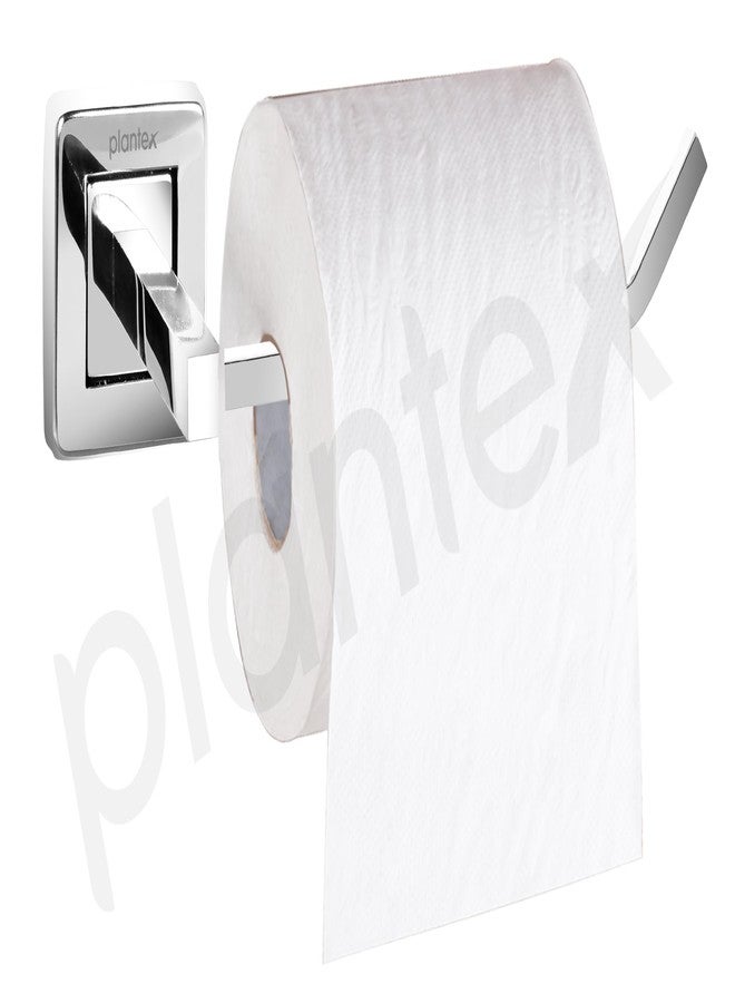 Plantex Stainless Steel Toilet Paper Roll Holder/Toilet Paper Holder/Tissue Paper Roll Holder for Bathroom Accessories (Chrome) - Image 2