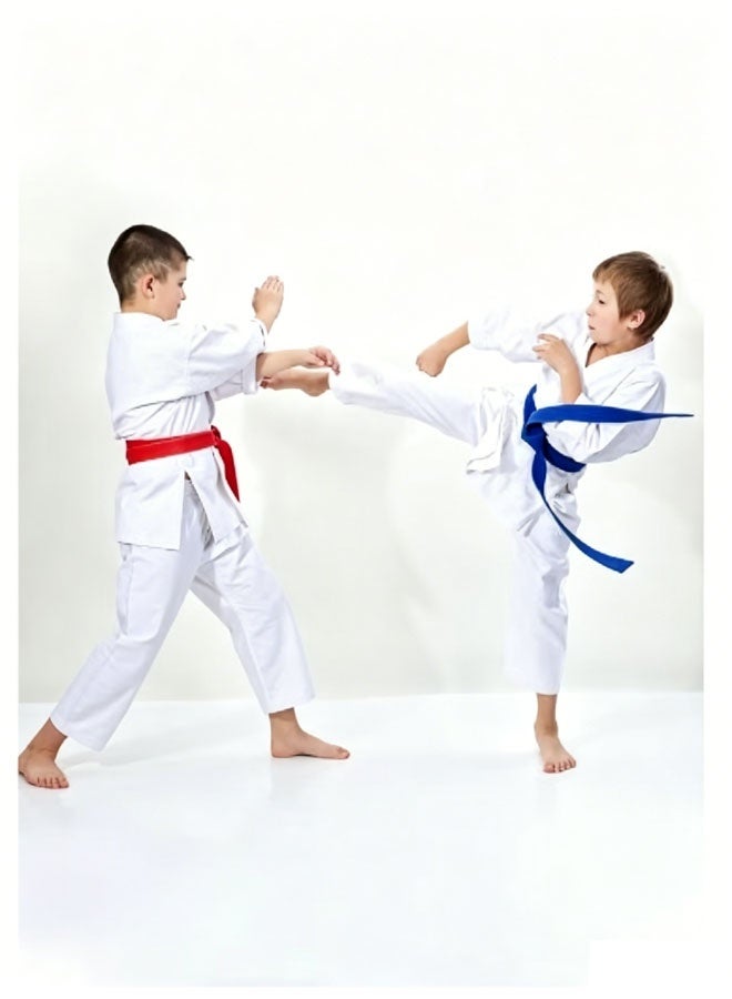 Bukela Taekwondo Suit,Brazilian BJJ Gi Jiu Jitsu Gi for Child Kids Gi Uniform Durable Pant & Jacket,Sports Training Clothes Parts - Image 2