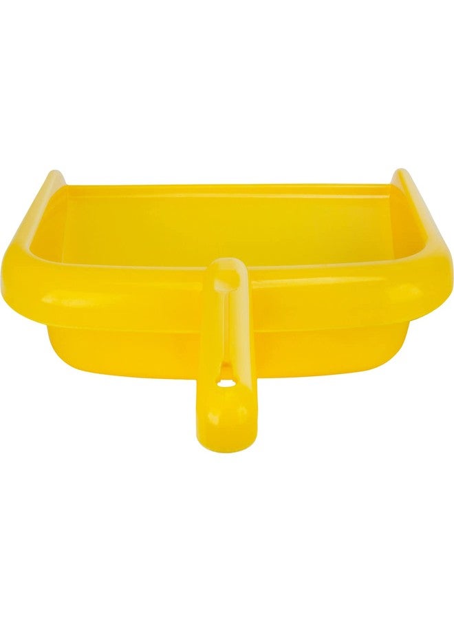 SPARTA Large Handheld Dustpan with Hanging Hole, Heavy-Duty Plastic Dustpan with Wide Lip for Countertops and Surfaces, Plastic, 10 Inches, Yellow - Image 4