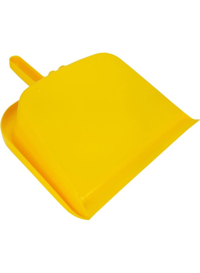 SPARTA Large Handheld Dustpan with Hanging Hole, Heavy-Duty Plastic Dustpan with Wide Lip for Countertops and Surfaces, Plastic, 10 Inches, Yellow - Image 3
