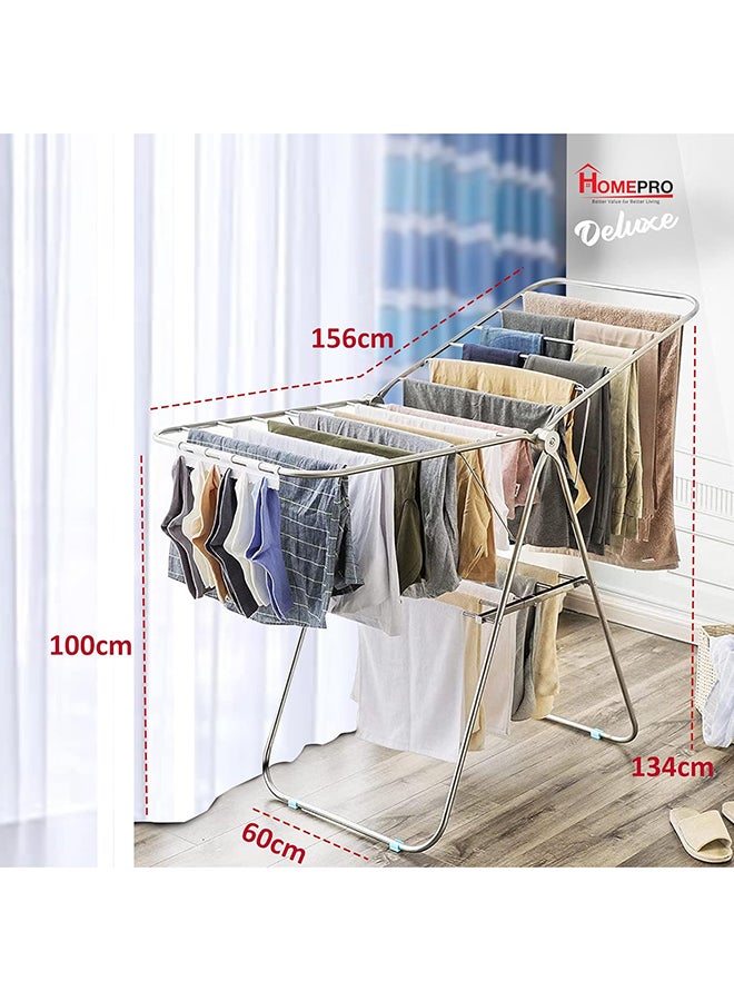 Home Pro منصة تجفيف الملابس الثقيل من الفولاذ المقاوم للصدأ ديلوكس 16M - Image 2