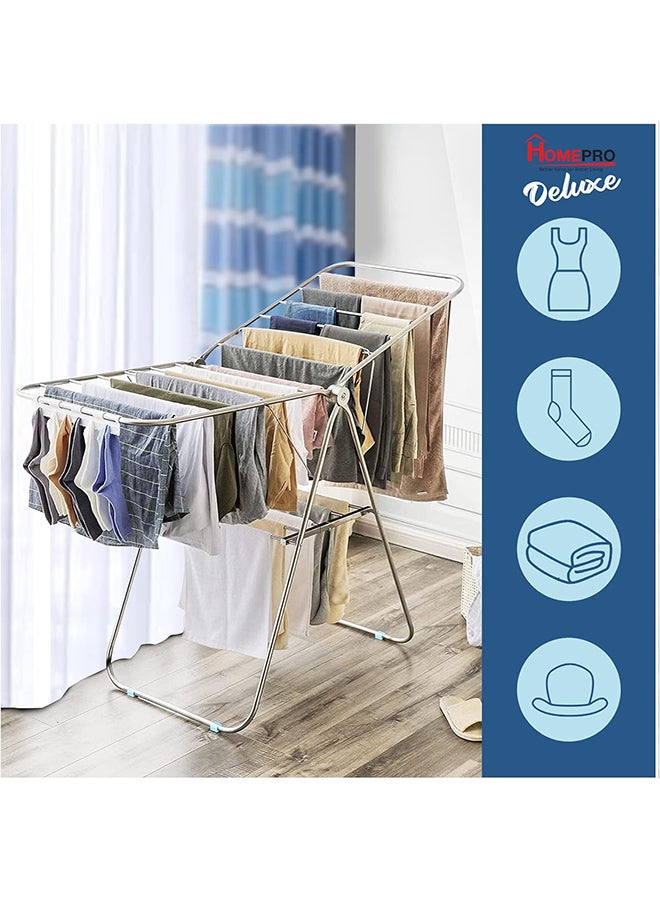 Home Pro منصة تجفيف الملابس الثقيل من الفولاذ المقاوم للصدأ ديلوكس 16M - Image 4