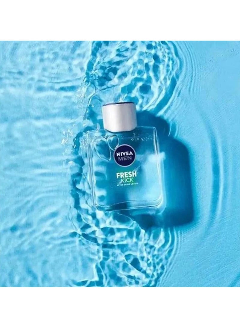 نيفيا سائل بعد الحلاقة فريش كيك بالنعناع والصبار للرجال - 100 مل - Image 3