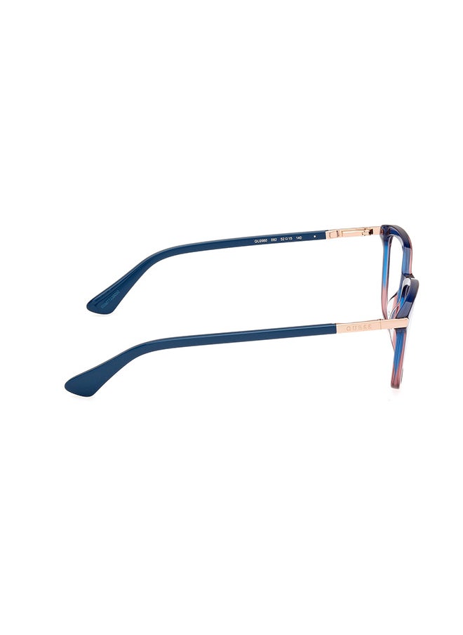 GUESS - Women's Square Eyeglass Frame - GU288009252 - Lens Size: 52 Mm - Image 1
